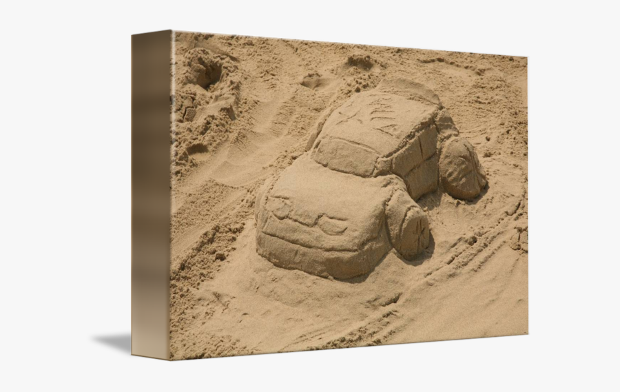 Clip Art Rally Car In By - Sand, Transparent Clipart