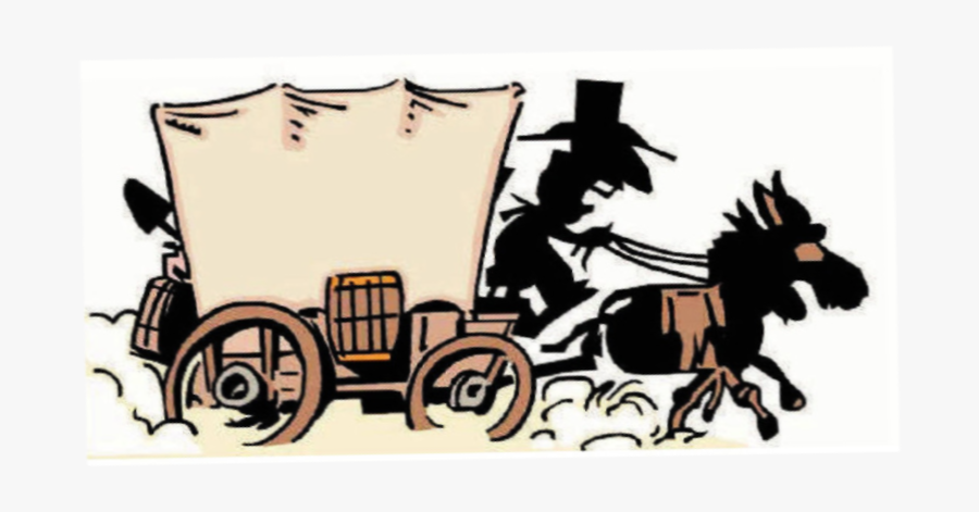 Covered Wagon Animated Gif, Transparent Clipart