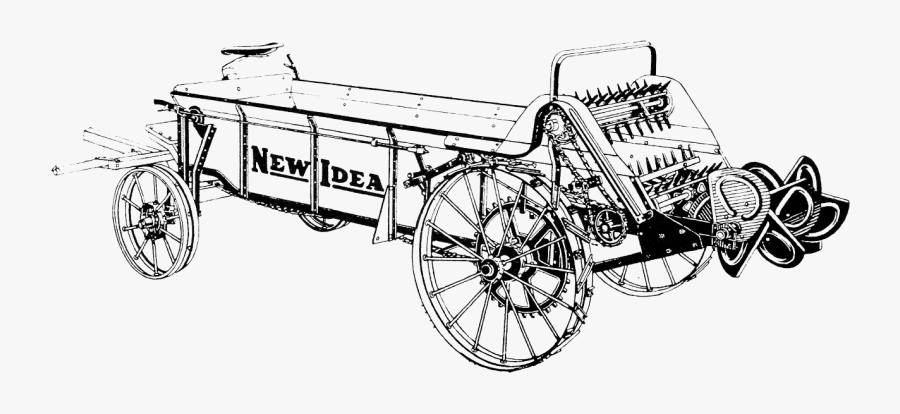 Rebuilding The New Idea Manure Spreader - Antique New Idea Manure Spreader, Transparent Clipart
