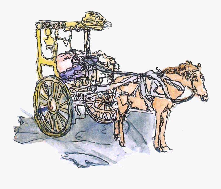 Horse And Buggy, Transparent Clipart