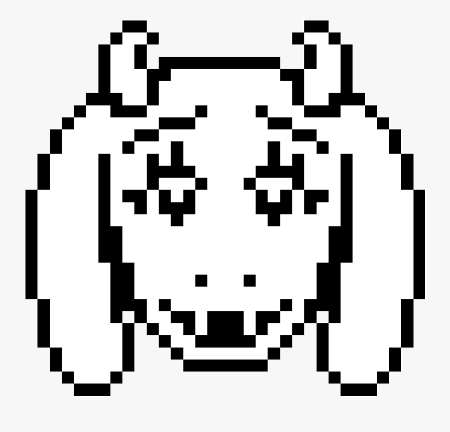 Icon By Mister525 - Undertale Toriel Head Sprite, Transparent Clipart