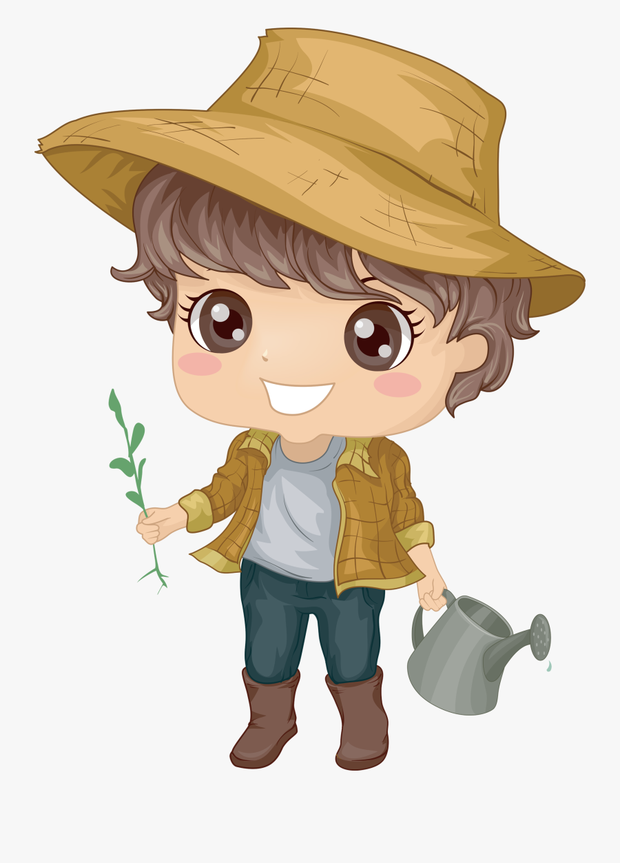 Gate Clipart Community Garden - Tending The Garden Cartoon, Transparent Clipart