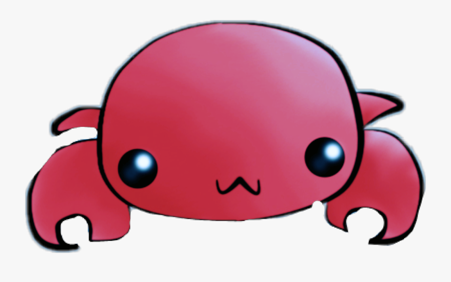 Cute Crab Sticker For A Comp - Cartoon, Transparent Clipart