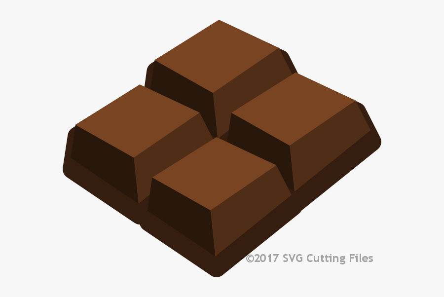 Dollar Downloads Chunk Of Chocolates - Chocolate, Transparent Clipart