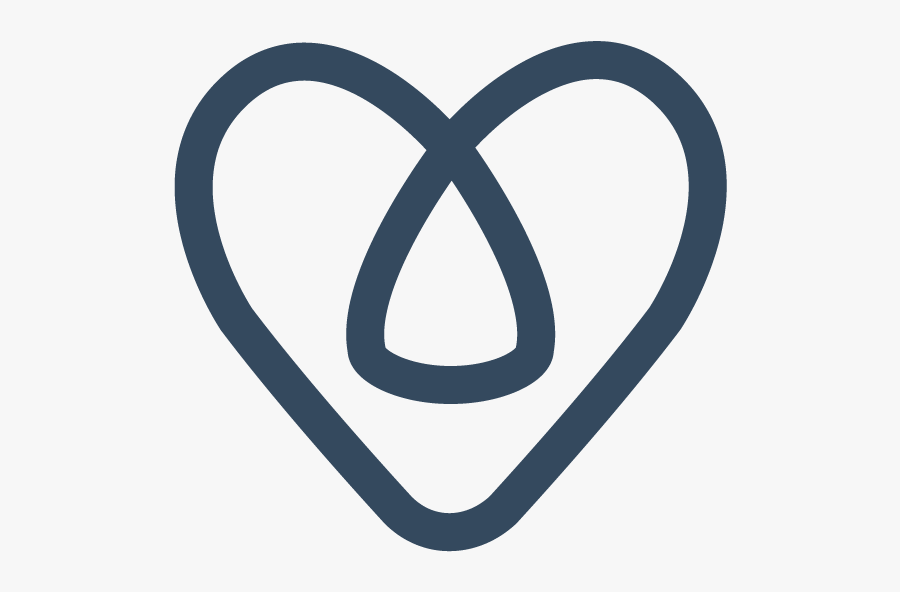 Heart With Balloon String Silhouette, Transparent Clipart