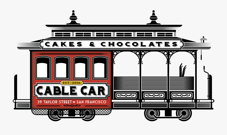 Transparent Street Clipart - San Francisco Cable Car Clip Art, Transparent Clipart