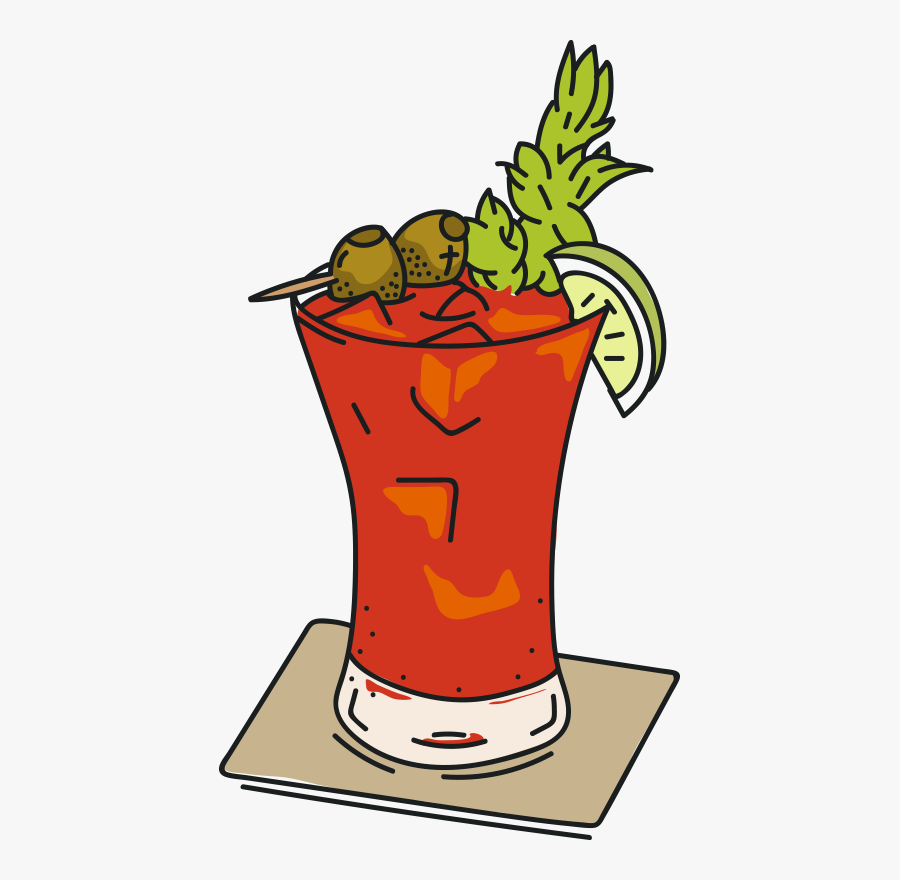 Cocktail Clipart Drink Mexican - Bloody Mary Drink Clipart, Transparent Clipart