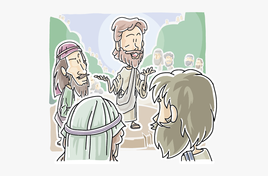 Jesus Talking With Disciples Clipart, Transparent Clipart