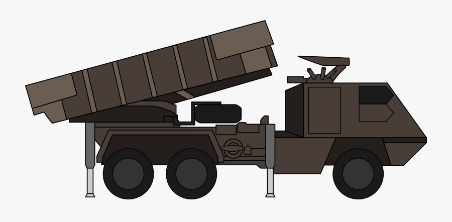 Rocket Launcher Clipart - Missile Launcher Truck Png, Transparent Clipart