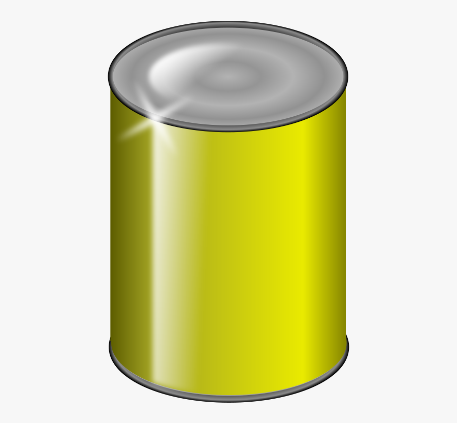 Yellow Can - Yellow Can Clipart, Transparent Clipart