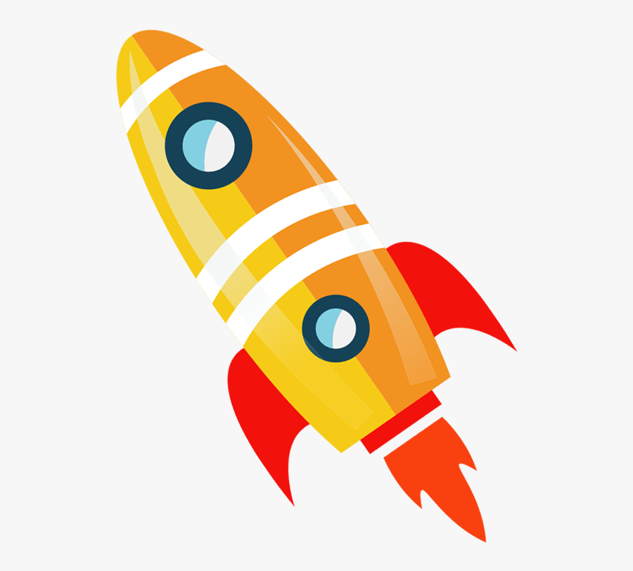 Flight Launch Transprent Png - Cartoon Rocket Png, Transparent Clipart