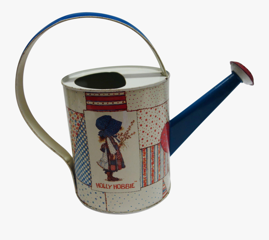 Vintage Holly Hobbie Tin Watering Can By Chein Playthings - Teapot, Transparent Clipart