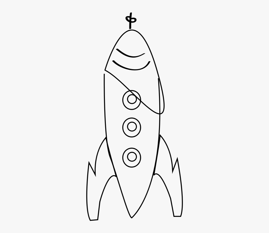Rocket - Spacecraft Drawing, Transparent Clipart