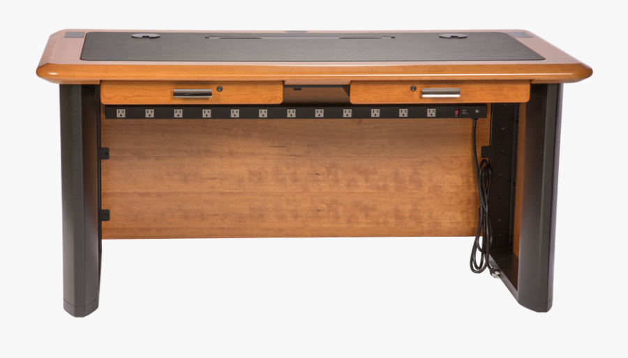 Computer Desk Download Png Image - Hardwood Computer Desk, Transparent Clipart