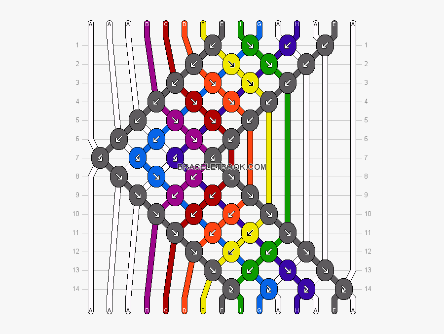 Friendship Bracelet Clipart , Png Download - 4th Of July Friendship Bracelet Patterns, Transparent Clipart