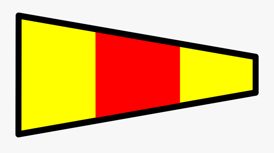 Angle,area,brand - Signal Flag 0, Transparent Clipart
