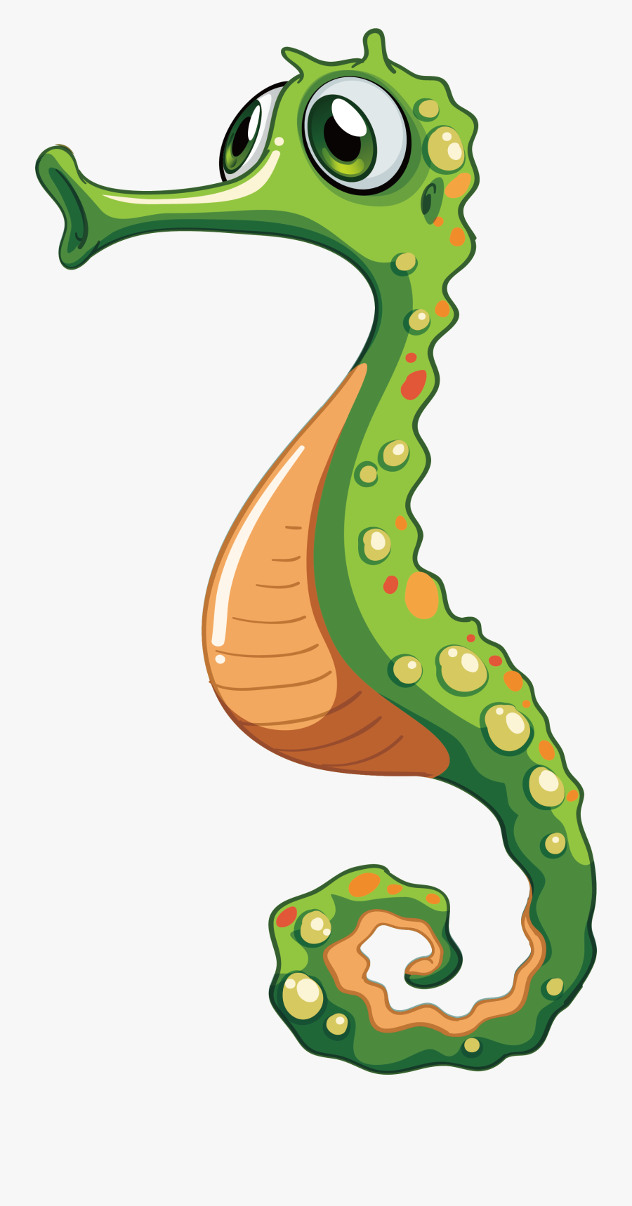 Caballito De Mar Animado, Transparent Clipart