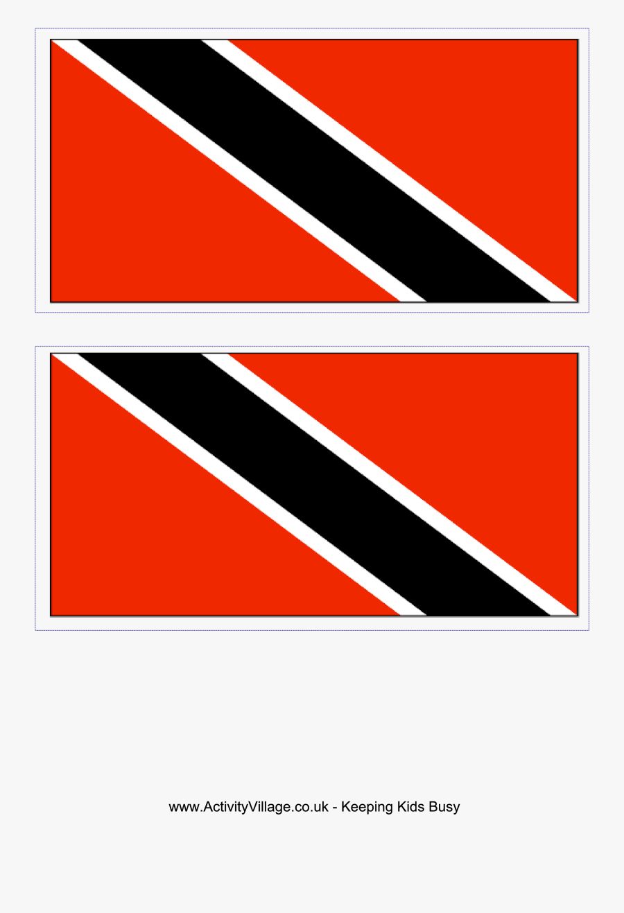Trinidad And Tobago Flag - Trinidad Flag Tattoo, Transparent Clipart