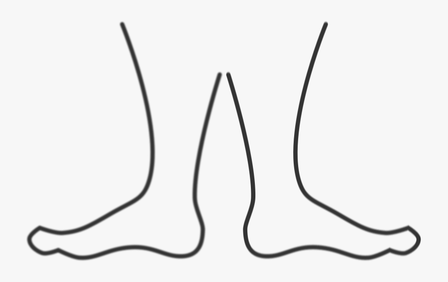 Feet - Feet Clipart Black And White Png, Transparent Clipart