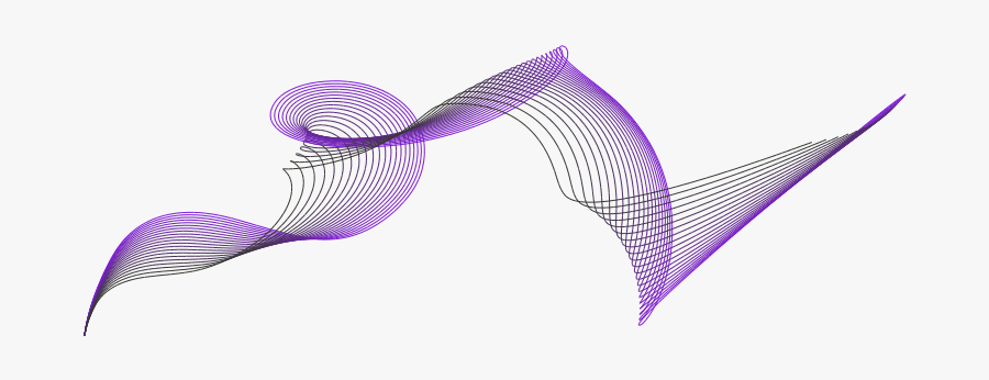 Purple - Swirl - Illustration, Transparent Clipart