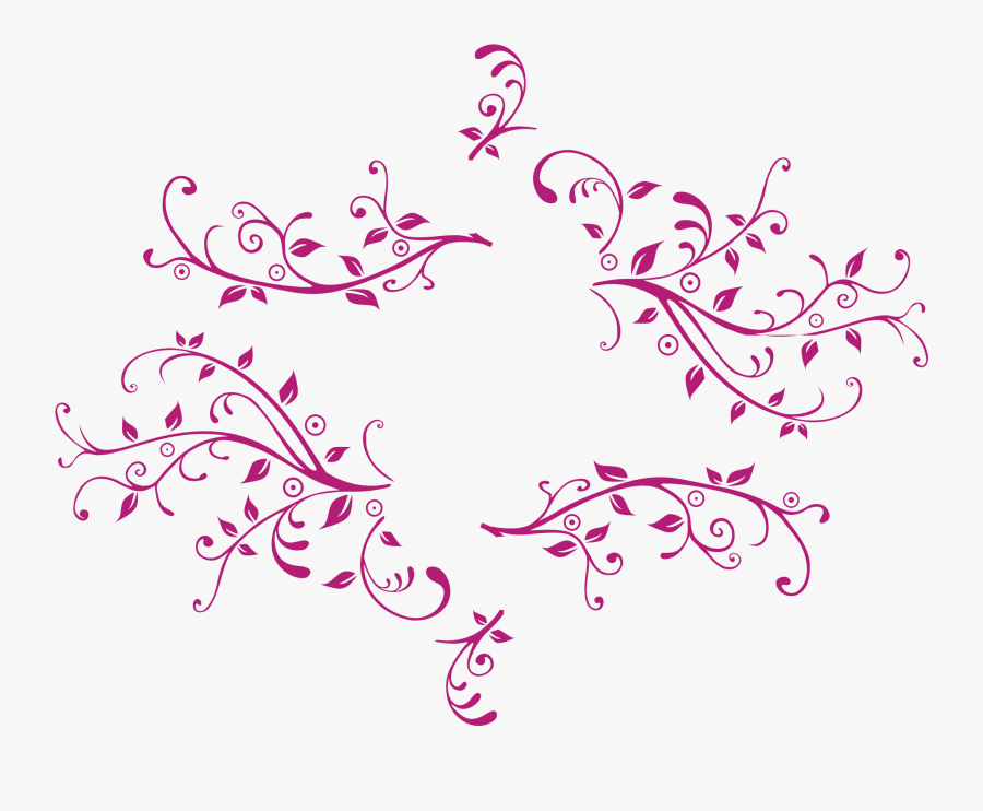 Vines Swirl Png Transparent Image - Floral Swirl, Transparent Clipart