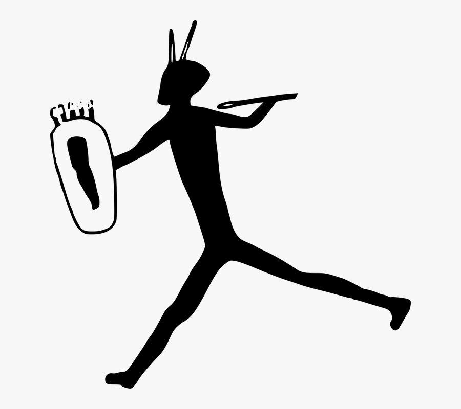 Africa, Bushman, Cave, Hunter, Man, Painting - Bushman Painting, Transparent Clipart