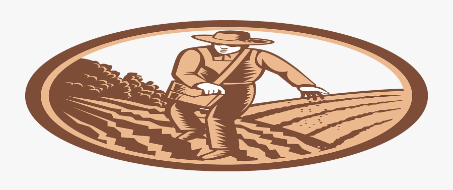 Successful Seed Sowing - Seeds Clipart Farmer With Sowing Seed, Transparent Clipart