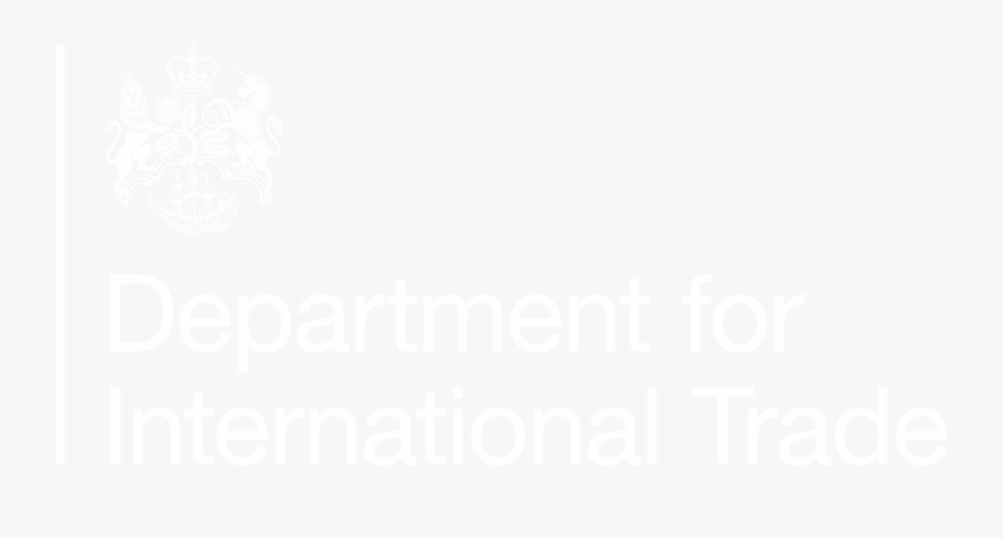 Department For International Trade Logo White, Transparent Clipart