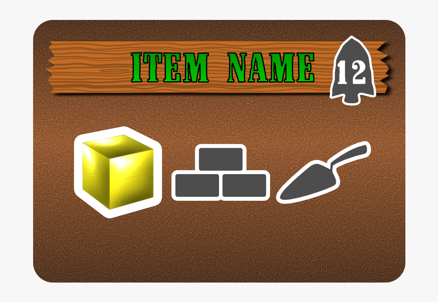 Fulfilling This Order Requires 1 Gold, 1 Bricks, And - Traffic Sign, Transparent Clipart