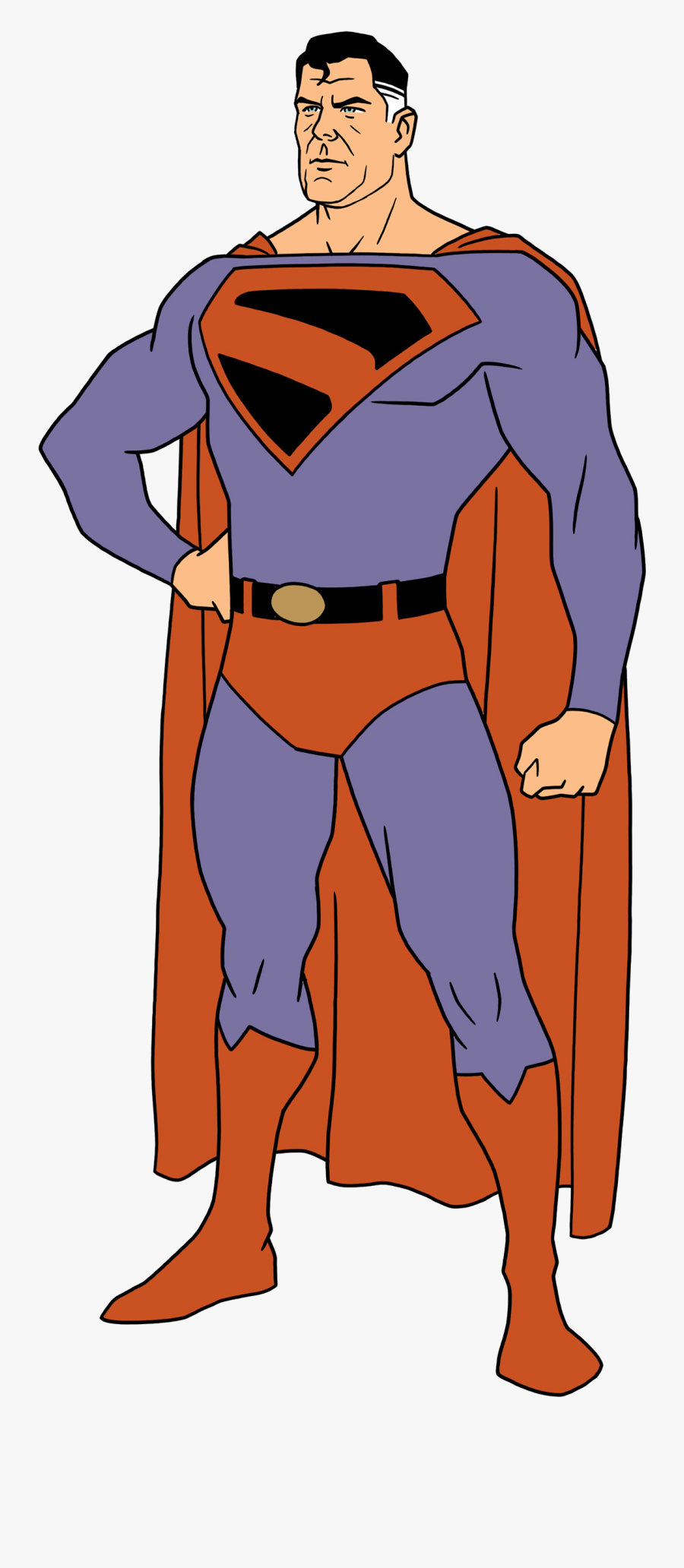 Superman Clipart Standing - Dc Comics Superman Kingdom Come, Transparent Clipart