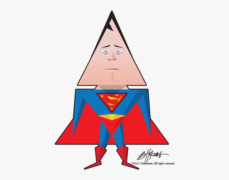 Superman Clipart Triangle - Triangle, Transparent Clipart