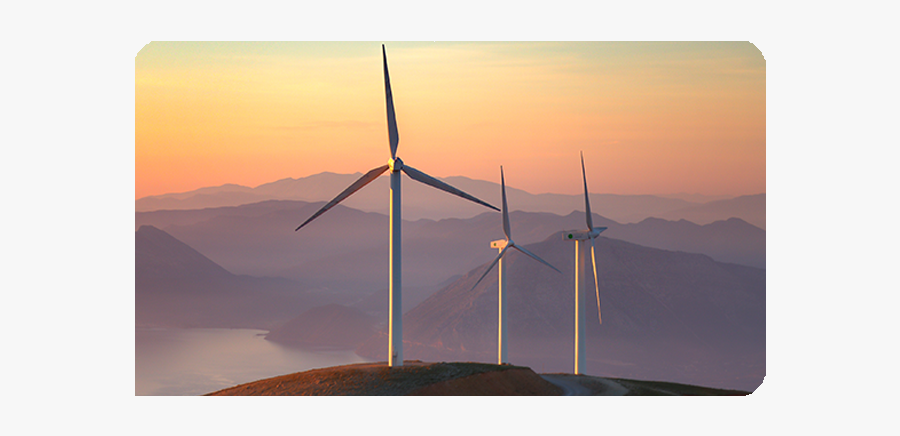 Wind Turbine, Transparent Clipart