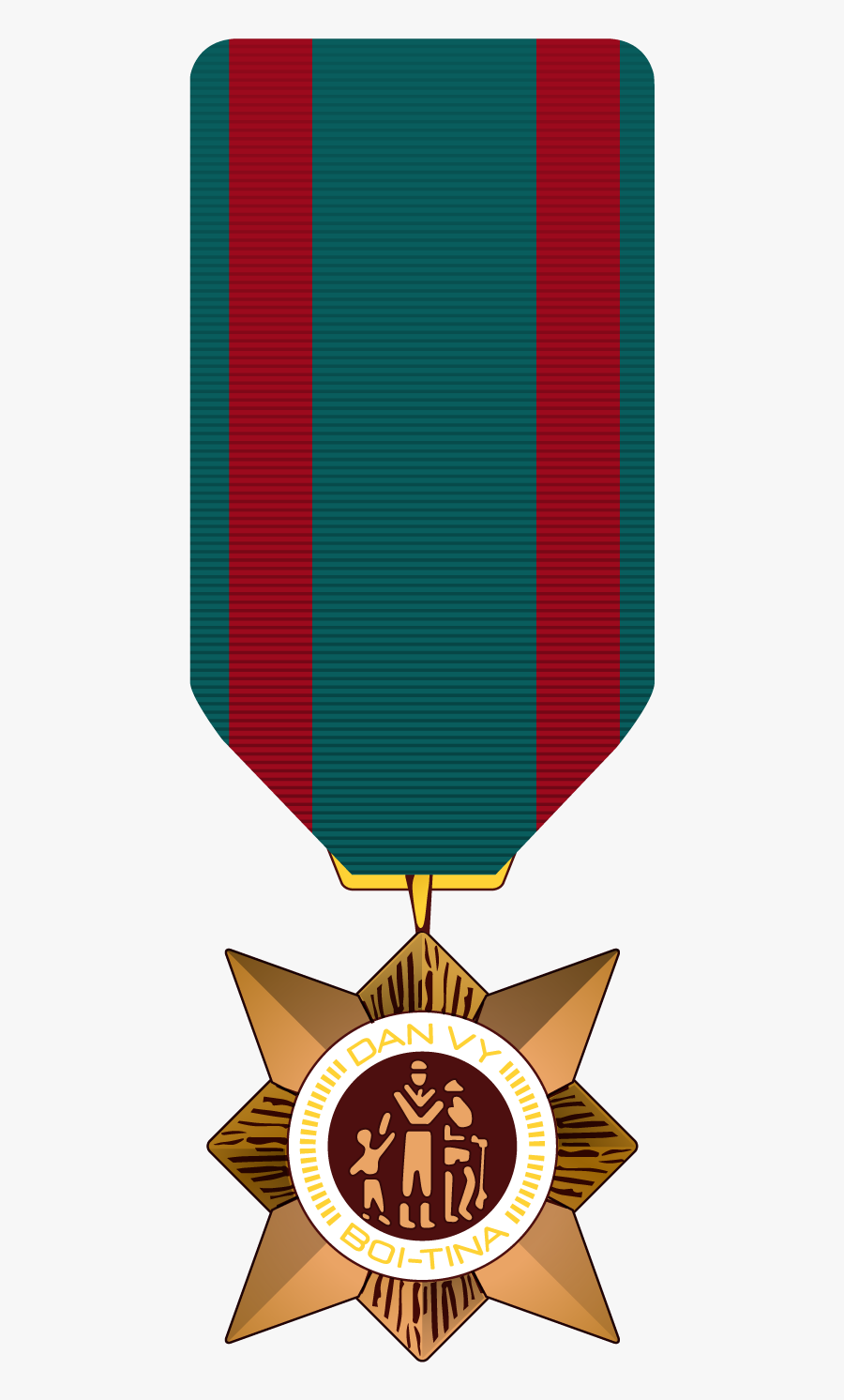 Rvn Civil Action Honor Medal 1st Class - Emblem, Transparent Clipart