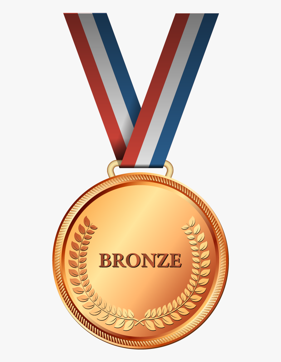Gold Medal Silver - Bronze Medal Png, Transparent Clipart