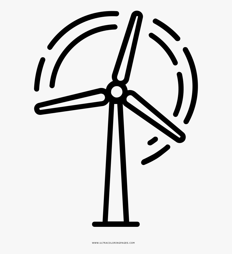 Renewable Energy Coloring Page - Logos De Energia Eolica, Transparent Clipart