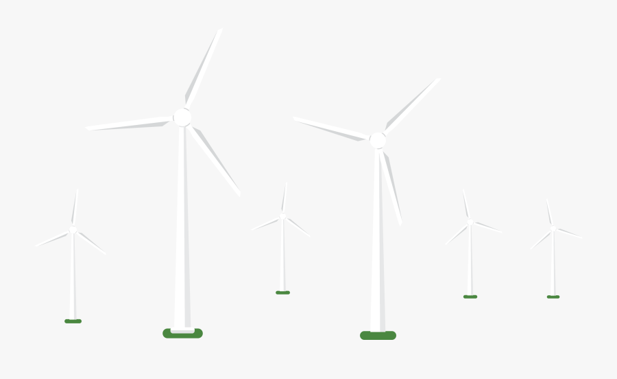 Windmill-01 , Png Download - Wind Farm, Transparent Clipart