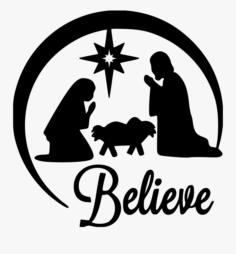 Amazin Tumbler Image Gallery - Nativity Scene Silhouette, Transparent Clipart