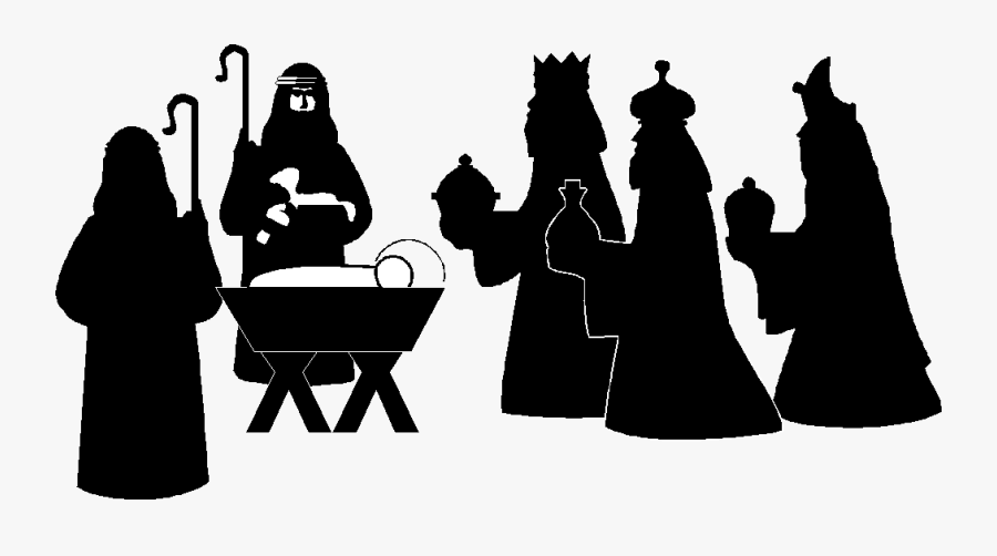 Crèche De Noël Pochoir, Transparent Clipart