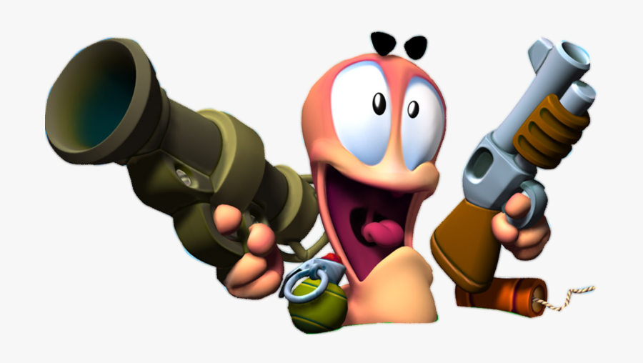 Worms 3d, Transparent Clipart