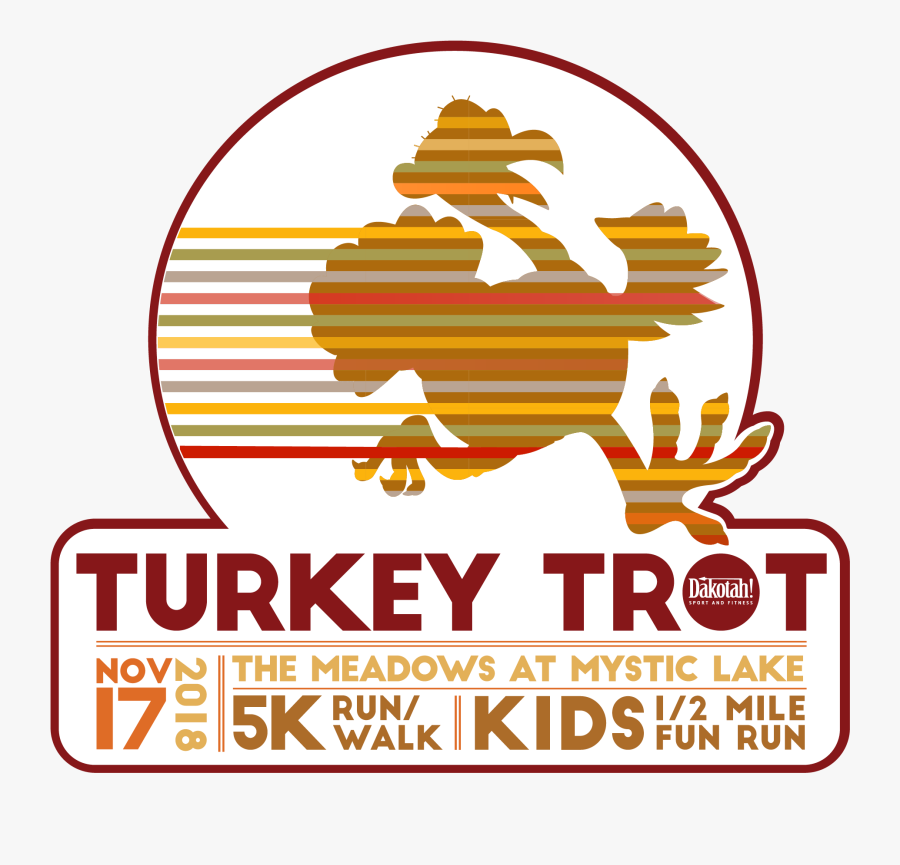 Dakotah Sport & Fitness Turkey Trot 5k And Kid"s Fun, Transparent Clipart