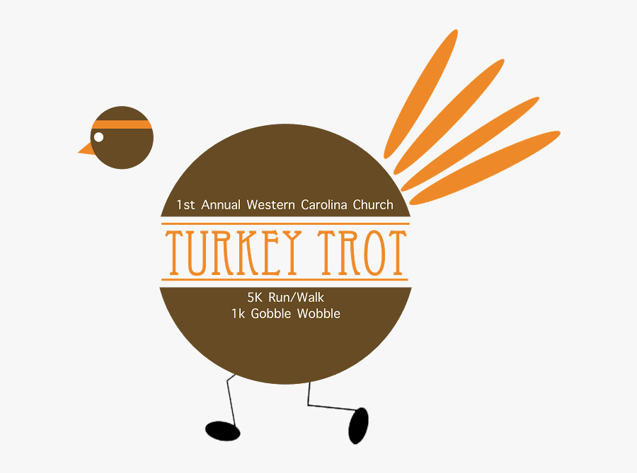 Turkey Trot Logos Ideas, Transparent Clipart