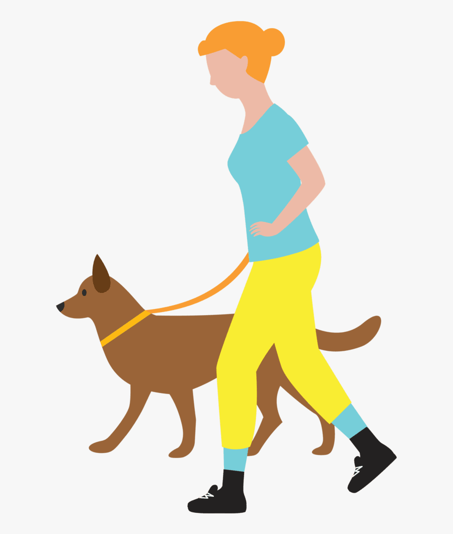 Graphic Of Turkey Trot Character Dog Walker - Dog Catches Something, Transparent Clipart