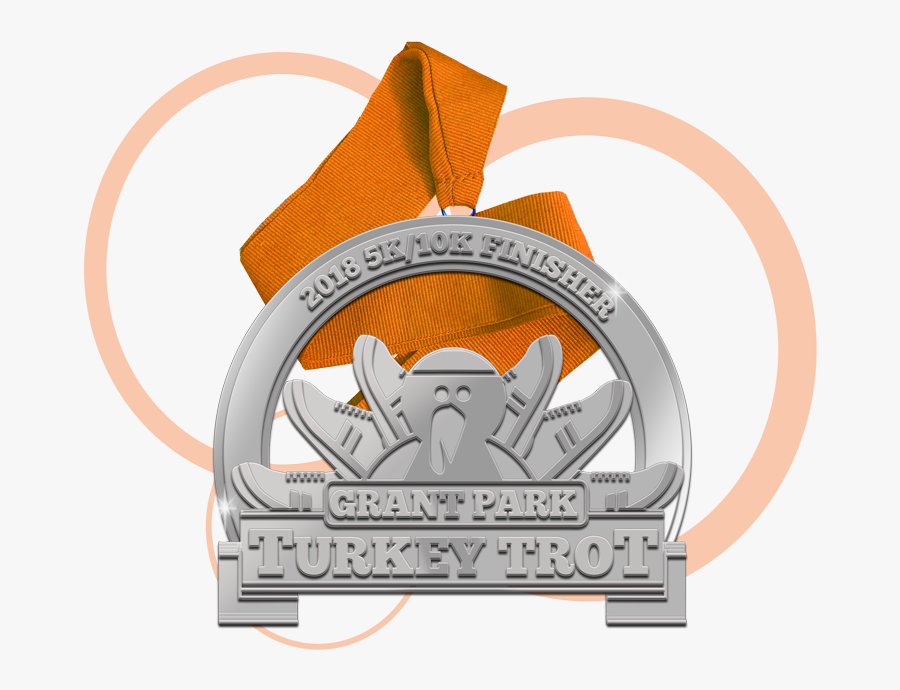Nyc Turkey Trot - Silver Medal, Transparent Clipart