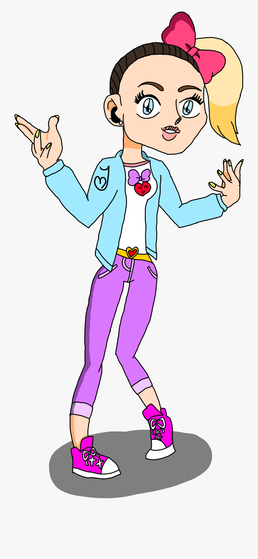 Jojo Siwa, I Guess - Run Jojo Siwa Png, Transparent Clipart