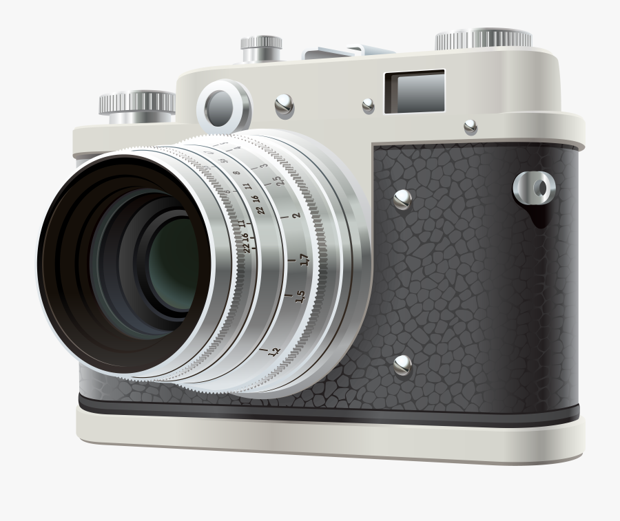 Clip Camera Vintage, Transparent Clipart