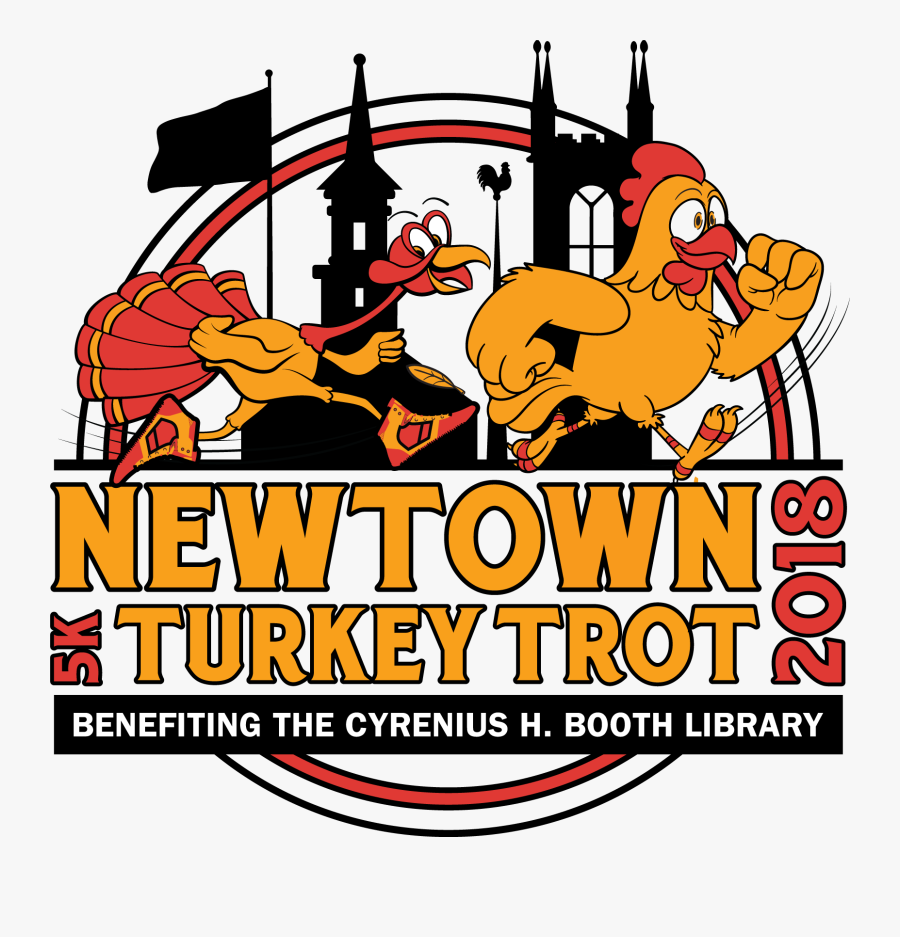 Turkey Trot Newtown, Transparent Clipart