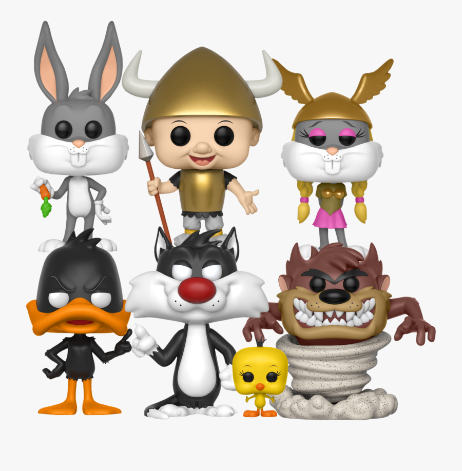 Looney Tunes Pop Vinyls, Transparent Clipart