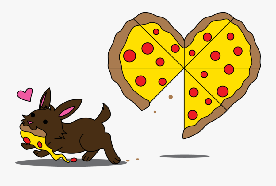 Clipart Heart Pizza - Pizza My Heart Clip Art, Transparent Clipart