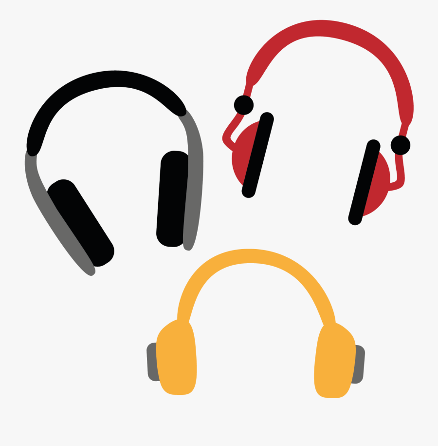 Transparent Headphones Silhouette Png, Transparent Clipart