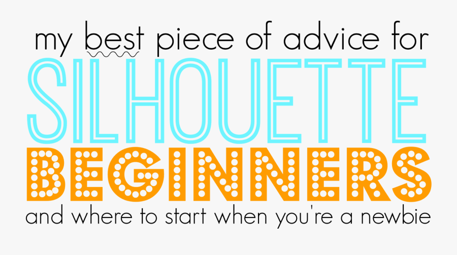 Silhouette Cameo Projects And Tutorials For Beginners - Beginner Silhouette Cameo Projects, Transparent Clipart